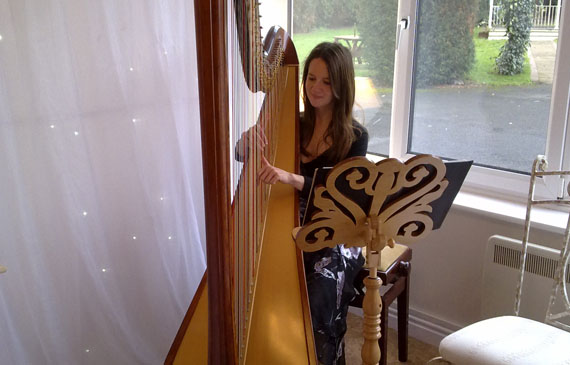 Adele Burnett Harpist